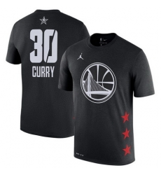 Warriors 30 Stephen Curry Black 2019 NBA All Star Game Men's T Shirt