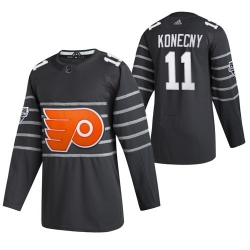 Flyers 11 Travis Konecny Gray 2020 NHL All Star Game Adidas Jersey