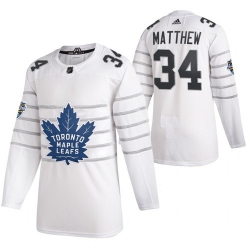 Maple Leafs 34 Auston Matthews White 2020 NHL All Star Game Adidas Jersey