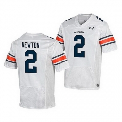 Auburn Tigers Cam Newton White Replica Men'S Jersey