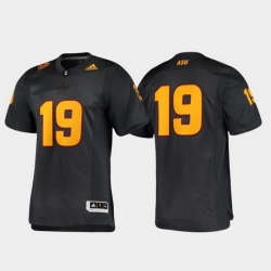 Men Arizona State Sun Devils 19 Black Premier Football Jersey