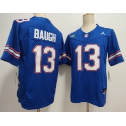 Men Florida Gators  13 Jadan Baugh Royal F U S E  Stitched Jersey