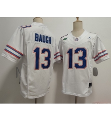 Men Florida Gators 13 Jadan Baugh White F U S E Stitched Jersey Men Florida Gators 13 Jadan Baugh White F U S E Stitched Jersey