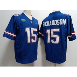 Men Florida Gators Anthony Richardson #15 Blue F U S E College Football Jersey