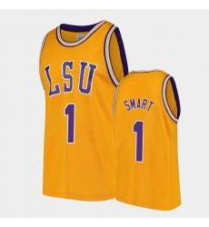 LSU Tiger Javonte Smart Gold Replica Men'S Jersey