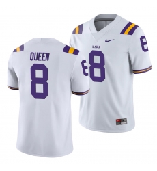 LSU Tiger Patrick Queen White College Football Men'S Jersey