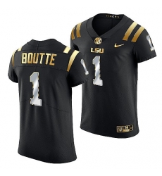 Lsu Tigers Kayshon Boutte 2021 22 Golden Edition Elite Football Black Jersey