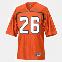 Men Miami Hurricanes Sean Taylor College Football Orange Jersey