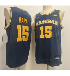 Men Michigan Wolverines 15 Aday Mara Navy 2026 Vapor Limited Stitched Football Jersey Men Michigan Wolverines 15 Aday Mara Navy 2026 Vapor Limited Stitched Football Jersey