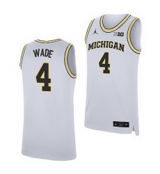 Michigan Wolverines Brandon Wade White Replica Jersey