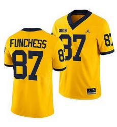 Michigan Wolverines Devin Funchess Maize Nfl Alumni Men Jersey