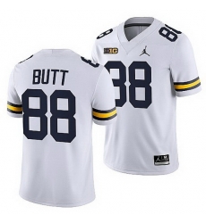 Michigan Wolverines Jake Butt White National Award Winner Men Jersey