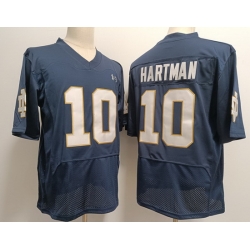 Men Notre Dame Fighting Irish Sam Hartman #10 Navy 2023 Stitched Jersey