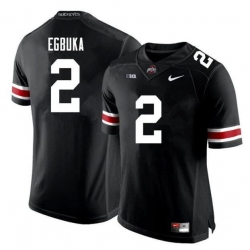 Men's Ohio State Buckeyes #2 Emeka Egbuka College Football Jersey Black