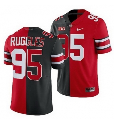 Ohio State Buckeyes Noah Ruggles Scarlet Black Split Edition Men Jersey