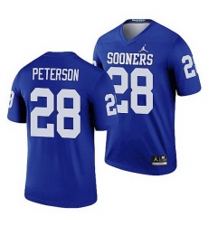 Oklahoma Sooners Adrian Peterson Blue Legend Men'S Jersey