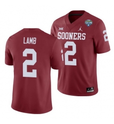 Oklahoma Sooners Ceedee Lamb Crimson 2020 Cotton Bowl Men'S Jersey