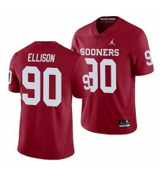 Oklahoma Sooners Josh Ellison Crimson Limited Men'S Jersey