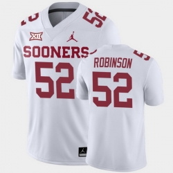 Oklahoma Sooners Tyrese Robinson White Away Men'S Jersey