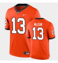 Men Oklahoma State Cowboys Nolan Mclean College Football Orange Game Jersey