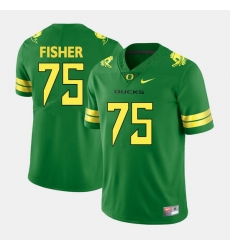 Men Oregon Ducks Jake Fisher College Football Green Jersey