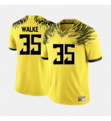 Men Oregon Ducks Joe Walker College Football Yellow Jersey