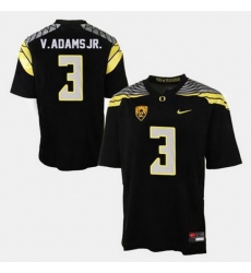 Men Oregon Ducks Vernon Adams College Football Black Jersey