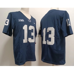 Men Penn State Nittany Lions #13 Kaytron Allen Navy Blue College Football Jersey No Name