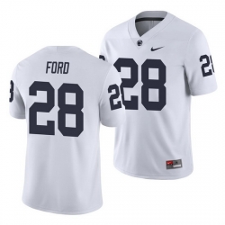 penn state nittany lions devyn ford white college football men's jersey