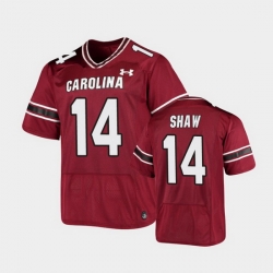 Men South Carolina Gamecocks Connor Shaw Replica Garnet Football Jersey