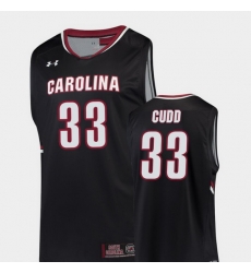 Men South Carolina Gamecocks Jason Cudd Black Replica College Basketball Jersey