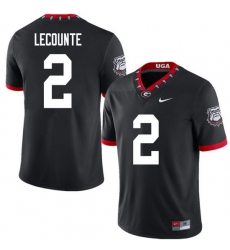 2020 Men #2 Richard LeCounte Georgia Bulldogs Mascot 100th Anniversary College Football Jerseys Sale