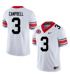 2020 Men #3 Tyson Campbell Georgia Bulldogs 1980 National Champions 40th Anniversary College Footbal