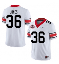 2020 Men #36 Garrett Jones Georgia Bulldogs 1980 National Champions 40th Anniversary College Footbal