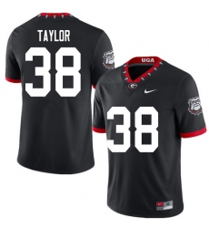 2020 Men #38 Patrick Taylor Georgia Bulldogs Mascot 100th Anniversary College Football Jerseys Sale-