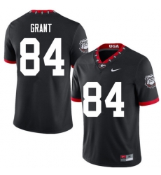 2020 Men #84 Walter Grant Georgia Bulldogs Mascot 100th Anniversary College Football Jerseys Sale-Bl