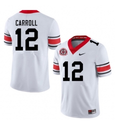 Men #12 Lovasea Carroll Georgia Bulldogs Nationals Champions 40th Anniversary College Football Jerse