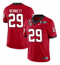 Men #29 Luke Bennett Georgia Bulldogs 2022-23 CTP National Championship Football Jerseys