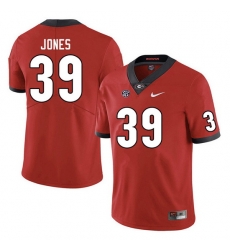 Men #39 Parker Jones Georgia Bulldogs College Football Jerseys Sale-Red