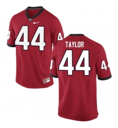 Men Georgia Bulldogs #44 Juwan Taylor College Football Jerseys-Red