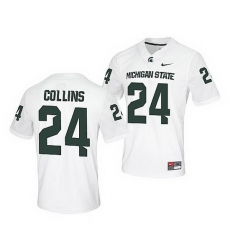 Michigan State Spartans Elijah Collins White Untouchable Men'S Jersey