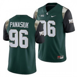 Michigan State Spartans Jacub Panasiuk Green College Football Men Jersey