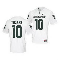 Michigan State Spartans Payton Thorne White Untouchable Men'S Jersey