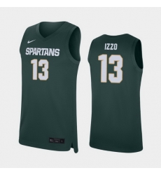 Michigan State Spartans Steven Izzo Green Replica Men'S Jersey