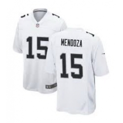Las Vegas Raiders 15 MENDOZA White Vapor Limited Stitched Jersey