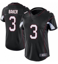 Women Arizona Cardinals #3 Budda Baker Black Vapor limited Jersey