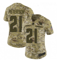 Womens Nike Arizona Cardinals 21 Patrick Peterson Limited Camo 2018 Salute to Service NFL Jersey