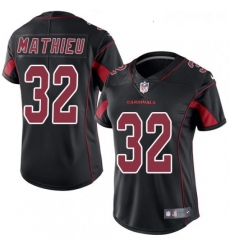 Womens Nike Arizona Cardinals 32 Tyrann Mathieu Limited Black Rush Vapor Untouchable NFL Jersey