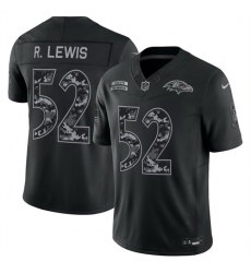 Men Baltimore Ravens 52 Ray Lewis Black F U S E 2026 Salute to Service Limited Stitched Football Jersey Men Baltimore Ravens 52 Ray Lewis Black F U S E 2026 Salute to Service Limited Stitched Football Jersey