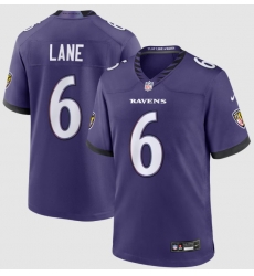 Men Baltimore Ravens 6 Ja'Kobi Lane Purple 2026 F U S E Vapor Stitched Limited Football Jersey